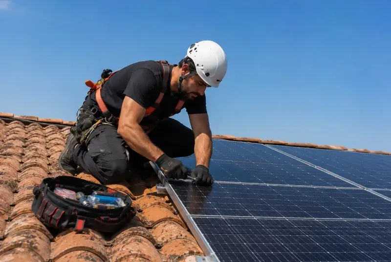 Maintenance et monitoring de panneaux solaires à Pannecé