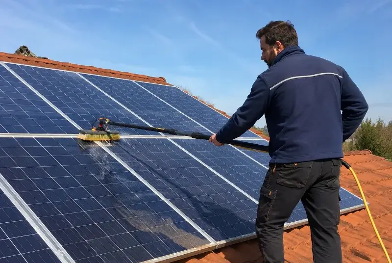 Nettoyage et entretien de panneaux solaires à Pannecé